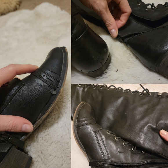 Lace Up Over The Knee - Thigh High Boots - Picture 6 of 7